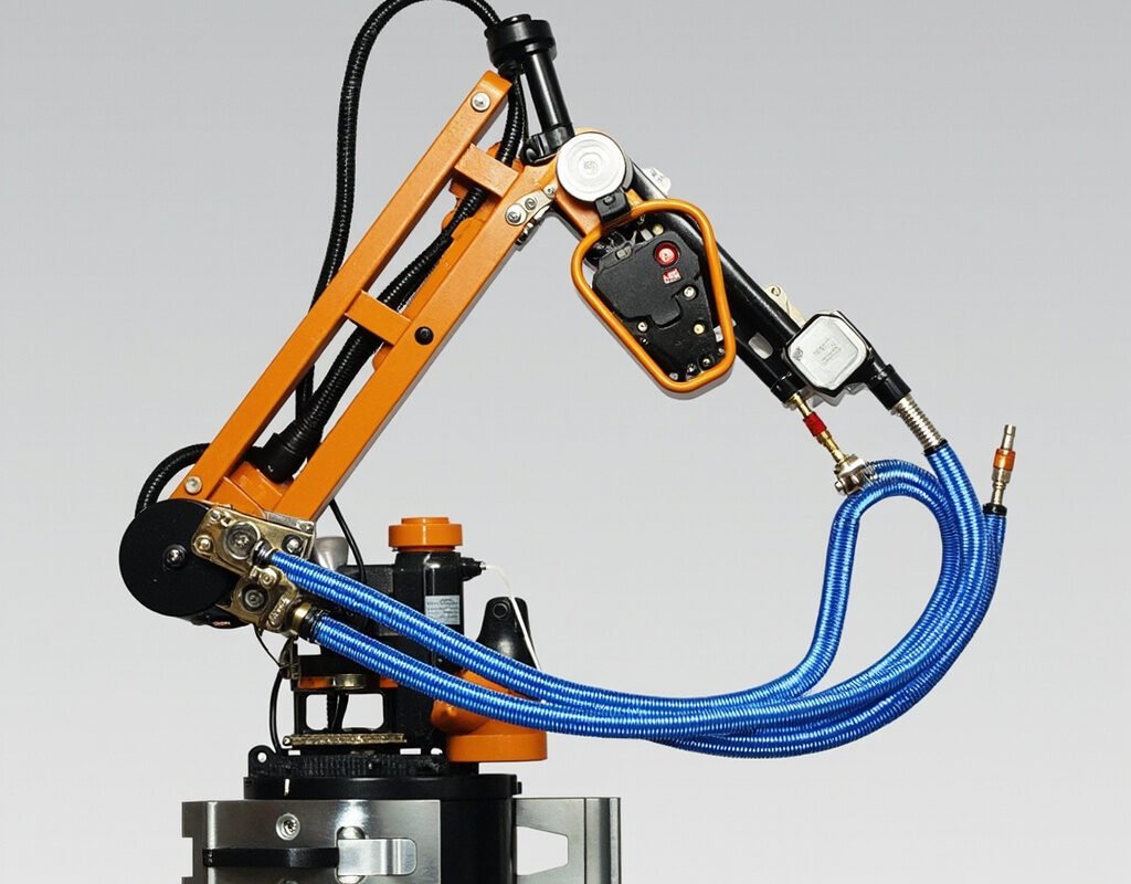 Torsion Resistant Anti-Twist Cable Guide: High-Twist Robotics, Robot 7th Axis & Continuous Rotation Applications